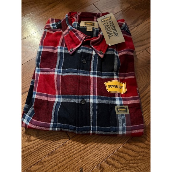The Foundry Flannel Shirt - Large Tall - NWT - Picture 2 of 2